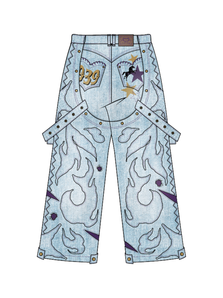 "ADVENTURES" Jeans