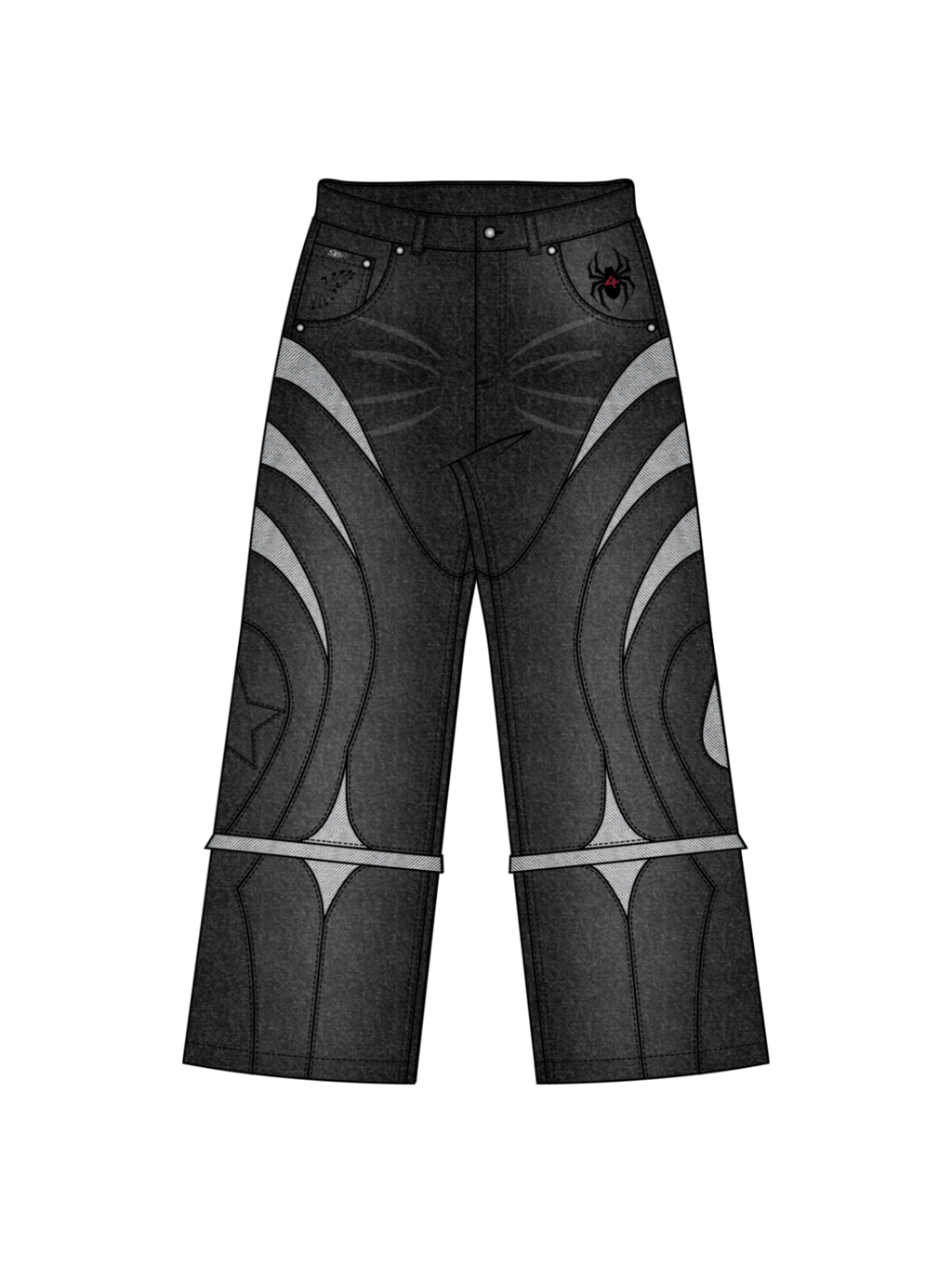 "SPIDER" Jeans Black