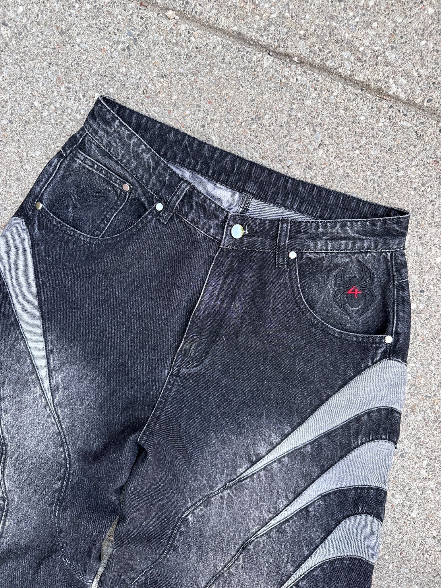 "SPIDER" Jeans Black