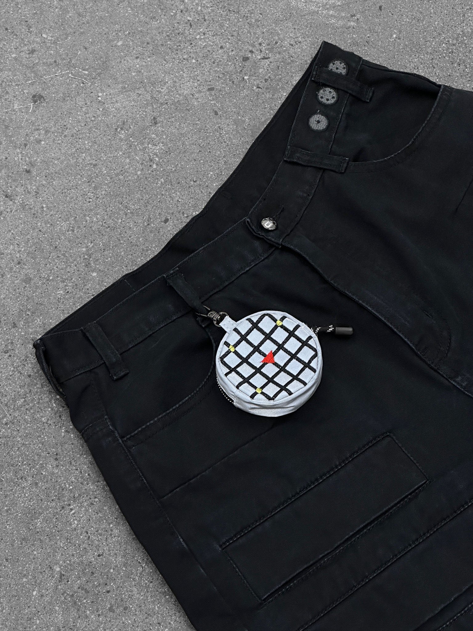"DRAGON" Cargo Pants Black