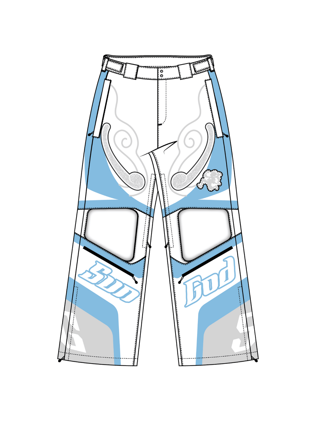 "SUN GOD" Ski Pants