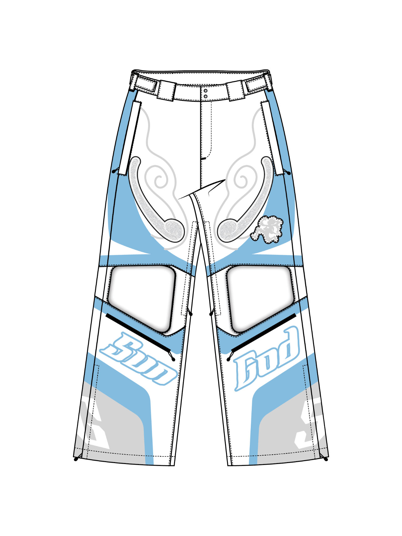 "SUN GOD" Ski Pants