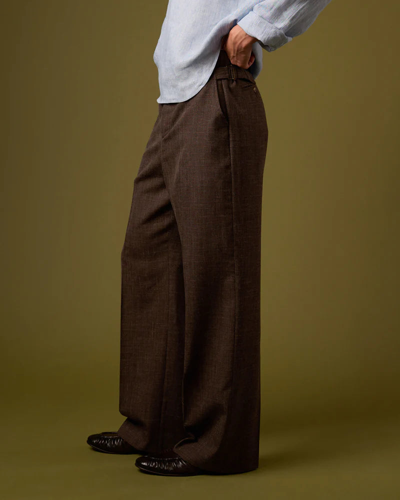LINEN PLEATED TROUSERS V2