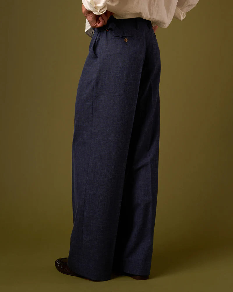LINEN PLEATED TROUSERS V2