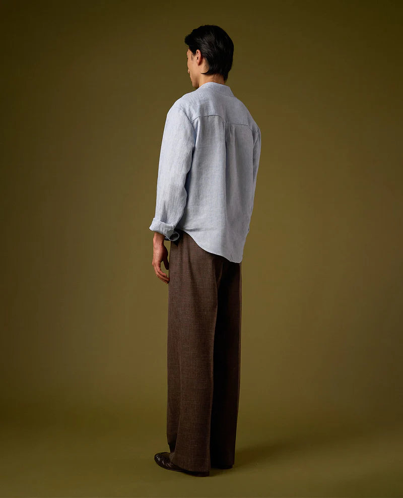 LINEN PLEATED TROUSERS V2