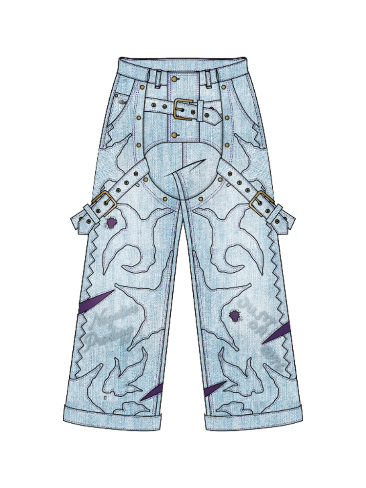 "ADVENTURES" Jeans