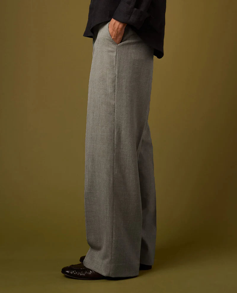 LINEN PLEATED TROUSERS V2